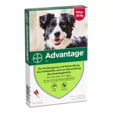 Advantage Perros 10 A 25kg Antipulgas 