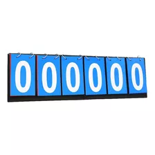 Marcador De Mesa Flip Score Board Para Pelota De Tenis Azul