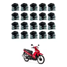 Jogo Parafusos Com Presilha Carenagem Crypton 115 20 Unidade