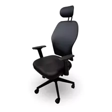 Sillon Escritorio City Night Brazos Regu,syncro,eco Cuero