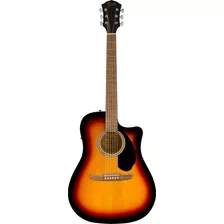 Violão Eletroacústica Fender Alternative Fa-125ce Para Destros Sunburst Nogueira Brilhante