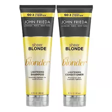  Kit Sheer Blonde John Frieda Shampoo + Condicionador 245ml