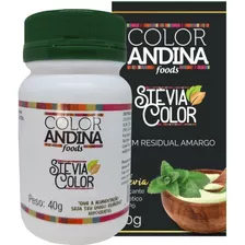 Adoçante Color Andina Stevia Natural S/ Residual Amargo 40g