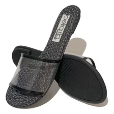 Chinelas Beira Rio Mujer Cristal Negro B2371403n