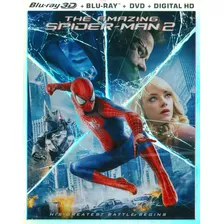 The Amazing Spider-man 2 (3d Bluray Dvd Combo Original Nuevo