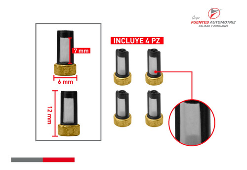 Kit Para Inyector Eagle Talon 2.0 De 1991 A 1994 (4 Jgos) Foto 7