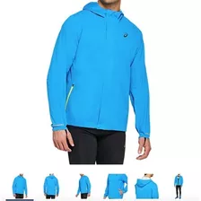 Chamarra Running Asics Accelerate Jacket Azul Xl