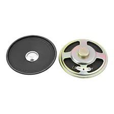 Uxcell 2pcs 76mm Dia 8 Ohm 3w Carcasa De Metal Mini Altavoce