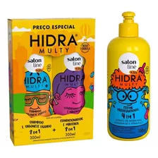 Hidra Multy Kids Shampoo + Condicionador + Creme Salon Line