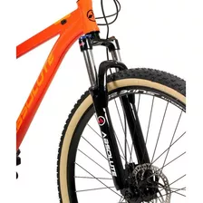 Bike Mtb 29 Absolute 12v Freios Hidráulicos Suspensão Trava Cor Laranja/laranja - Nero Tamanho Do Quadro 19