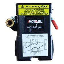 Pressostato Automático Compressor Lefoo 100/140 Alta 4 Vias