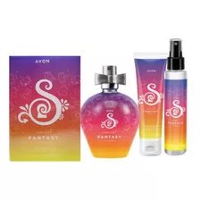 Perfume Dama Secret Fantasy Stories Frutos Rojos Set Avon