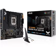 Tarjeta Madre Asus Tuf Gaming B660m-plus Wifi D4 1700 Ddr4 Color Negro