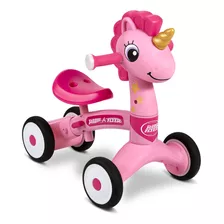 Radio Flyer Lil' Racers: Sparkle The Unicorn Ride On Juguet.