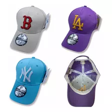 12 Gorras Urbana Baseball Major League Deportivas Premium 