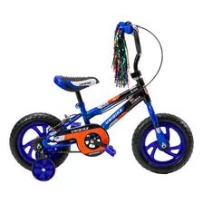 Bicicleta Para Niños Rodada 12 Azul Con Ruedas De 
