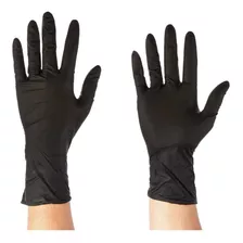 Guantes Desechable Descartable Nitrilo Negro X Caja 10 Unid