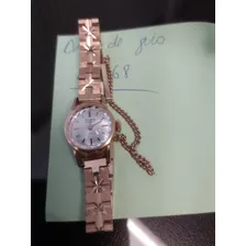 Reloj Antiguo Olma Bañado En Oro- Siuzo