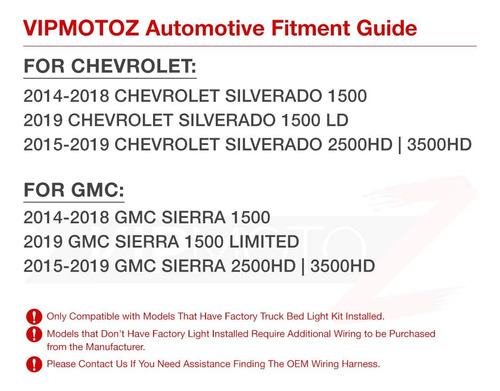 Para Chevy Silverado Gmc Sierra 1500 2500hd 3500hd 2014-2019 Foto 6
