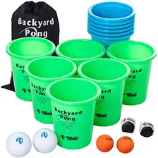 Juego Beer Pong Premium Con 12 Tazas Y 6 Pelotas