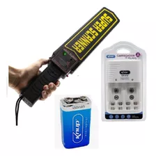 Detector De Metais Com Carregador E Bateria Recarregável