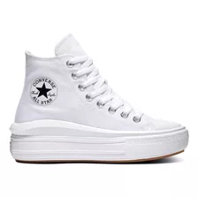 Tenis Converse Botas Chuck Taylor All Star Move Mujer-blanco