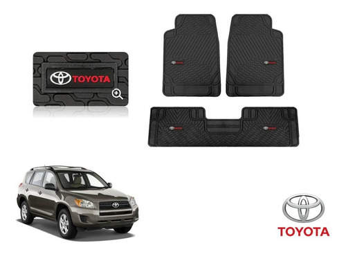 Tapetes Logo Toyota + Cajuela Rav4 2006 A 2010 2011 2012 Foto 3