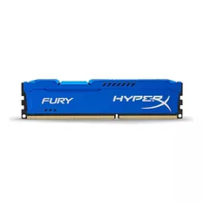 Memoria Ram Fury Ddr3 Gamer Color Azul 8gb 1 Hyperx