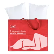 Almohadas 2 Pack Estándar, Confort Suave. Atlas Del Descanso Color Blanco