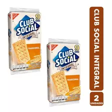 Galletas Club Social, Integral -2 Paquetes De 9 Unidades C/u