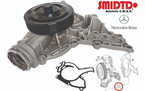 Bomba Agua Polea Junta Mb Sl550 Base Convertibl 07-09 4.7 V8 Foto 6