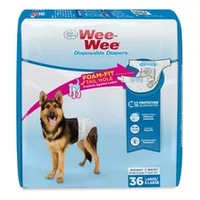 Pañales Desechables Para Perros Four Paws Wee-wee (36 Unidad