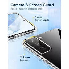 Humixx Diseño Para Samsung Galaxy S21 Plus Funda Transparent