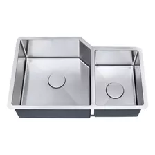 Cuba Dupla De Cozinha Inox Aço Escovado Arell S204