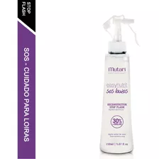 Mutari Reconstrutor Stop Flash 150ml Profissional Sos Louros