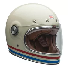 Capacete Bell Bullitt Stripes Pearl White Original