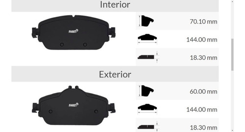 Balata Delantera De Disco Mercedes Benz C220 14-21 Foto 3