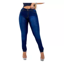 Calça Jeans Feminina Skinny Ate O Plus Size Cintura Alta