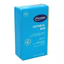 Dermisa Soap Exfoliating Oatmeal, 3 Oz, Paquete De 3