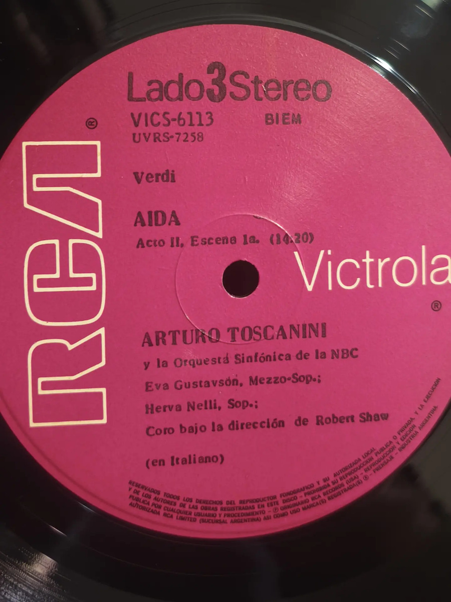 Verdi NBC Symphony Orchestra Toscanini - Verdi NBC Symphony Orchestra Toscanini - vinilo 1963