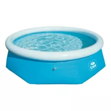 Piscina Redonda Inflável 2700l 2,44m X 66cm Bel Lazer Azul