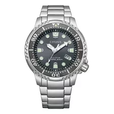 Citizen Promaster Dive Marine Series Bn0167-50h Color De La Correa Plata Color Del Bisel Plata Color Del Fondo Negro