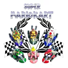 Super Mario Kart Com 6 Miniaturas A Fricçao.