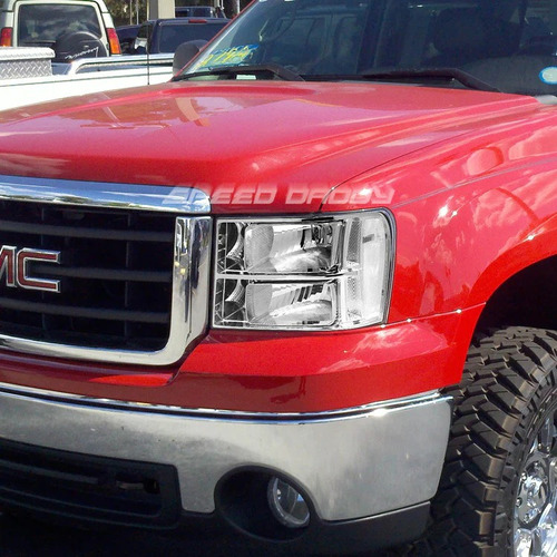 Par De Faros Delanteros Gmc Sierra 3500hd 2011 2012 2013 Foto 4