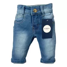 Calça Jeans Bebê Azul Tradicional P M G - 0 A 9 Meses 