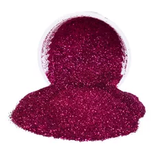 Glitter Purpurina Pó Brilho - Decoração - Preto - 250g Cor Pink