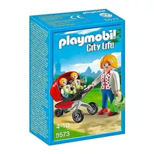 Playmobil City Life Madre Con Cochecito Gemelo Pm5573