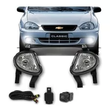 Kit Neblina Farol Auxiliar Corsa 2000 2001 2002 A 09 Classic