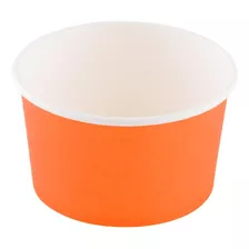 Vasos Para Helado Desechables Restaurantware 237 Ml Naranja