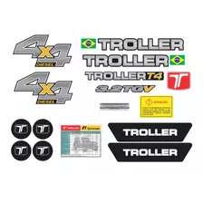 Kit Adesivo Troller T4 3.2tgv 4x4 2013 A 2014 Completo